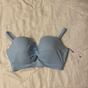 Powder Blue Bikini Top